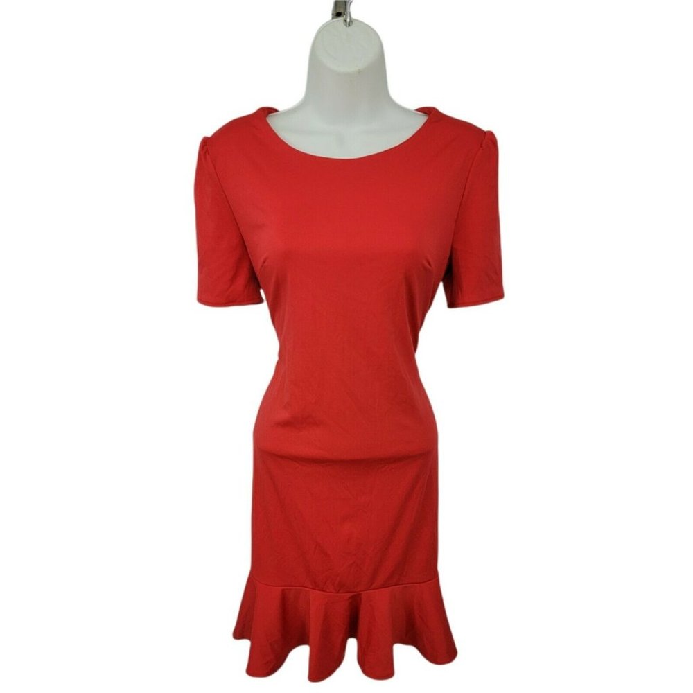 Order Plus Red Sheath Dress Size M NWT